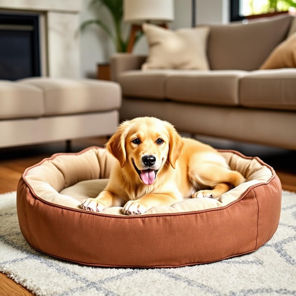 Kutya pihen a fekhelyben